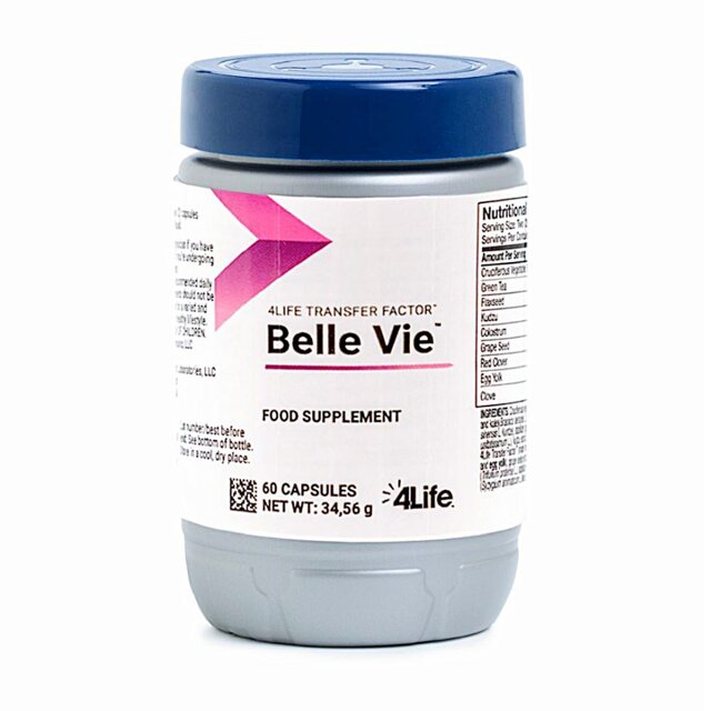 Transfer Factor Belle Vie - 60 kaps, suplement diety 4Life, USA